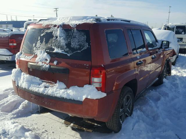 1J4FT28B09D202758 - 2009 JEEP PATRIOT SP ORANGE photo 4