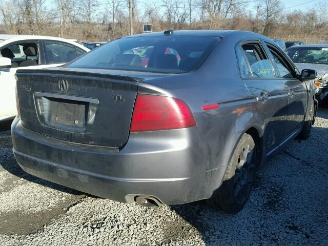 19UUA66284A034084 - 2004 ACURA TL GRAY photo 4