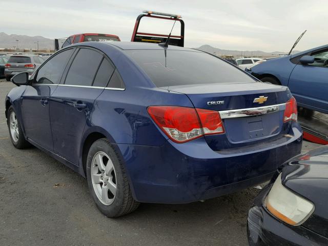 1G1PC5SB0D7105371 - 2013 CHEVROLET CRUZE LT BLUE photo 3