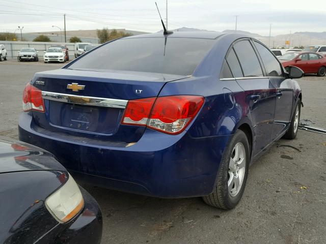 1G1PC5SB0D7105371 - 2013 CHEVROLET CRUZE LT BLUE photo 4