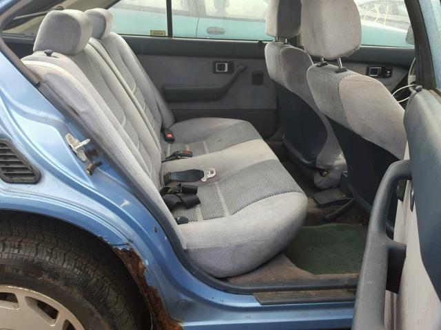 JH4DA1850HS018405 - 1987 ACURA INTEGRA LS BLUE photo 6