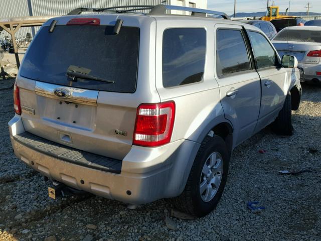 1FMCU9EG5AKD11663 - 2010 FORD ESCAPE LIM SILVER photo 4