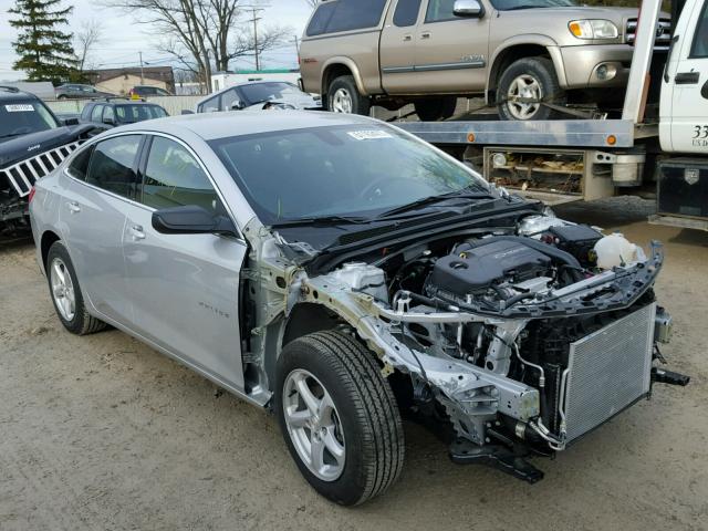 1G1ZB5ST1JF103750 - 2018 CHEVROLET MALIBU LS SILVER photo 1