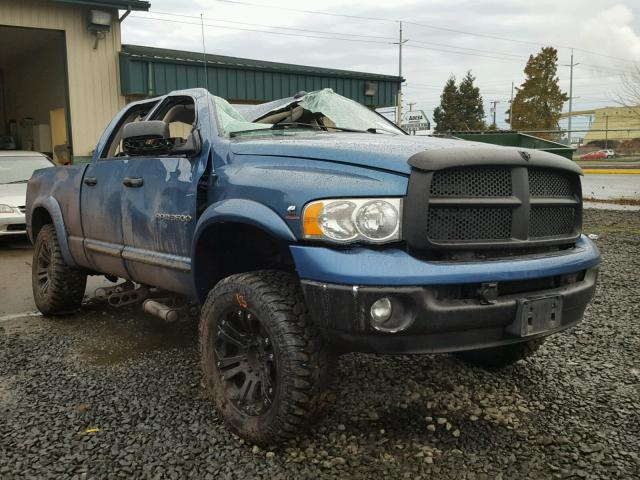 3D7KS28C45G773494 - 2005 DODGE RAM 2500 S BLUE photo 1