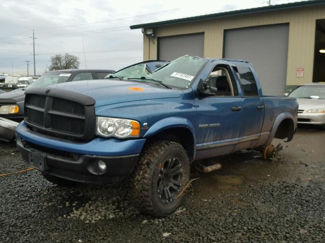 3D7KS28C45G773494 - 2005 DODGE RAM 2500 S BLUE photo 2