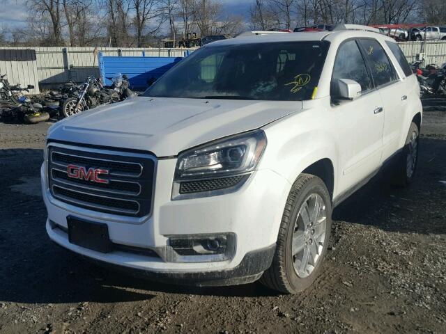 1GKKRSKD8HJ128362 - 2017 GMC ACADIA LIM WHITE photo 2