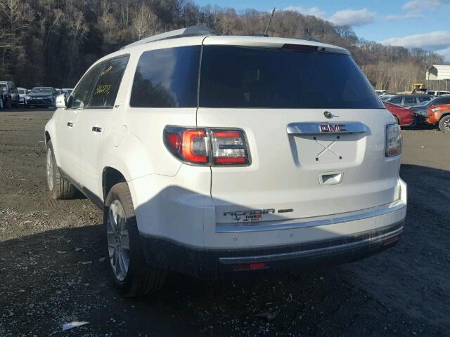 1GKKRSKD8HJ128362 - 2017 GMC ACADIA LIM WHITE photo 3