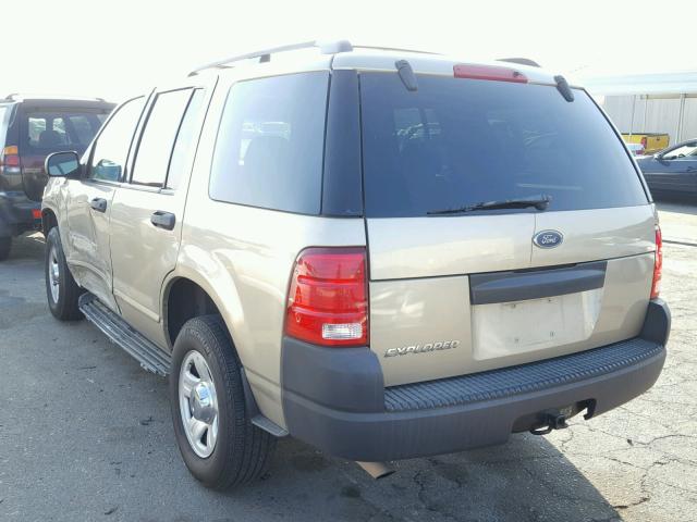 1FMZU62K63ZA92885 - 2003 FORD EXPLORER X TAN photo 3