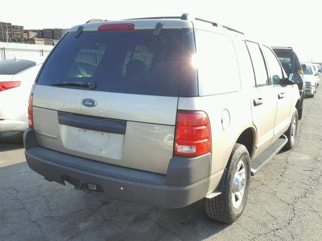 1FMZU62K63ZA92885 - 2003 FORD EXPLORER X TAN photo 4