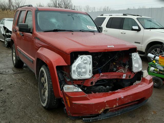 1J8GN28K99W539902 - 2009 JEEP LIBERTY SP RED photo 1