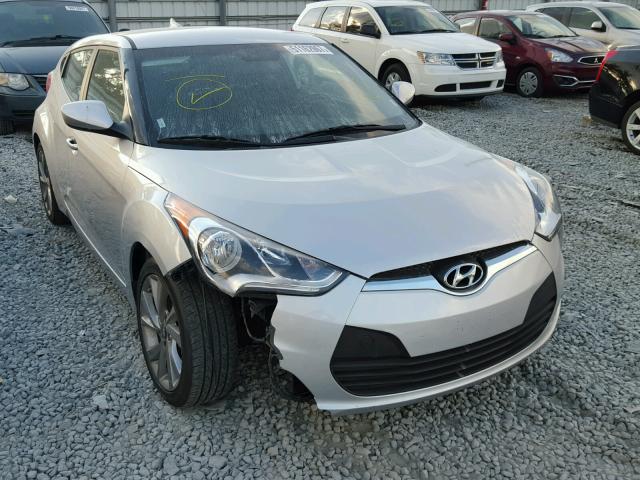 KMHTC6AD1HU310277 - 2017 HYUNDAI VELOSTER B SILVER photo 1