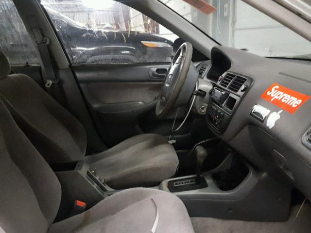 1HGEJ6675VL028555 - 1997 HONDA CIVIC LX SILVER photo 5