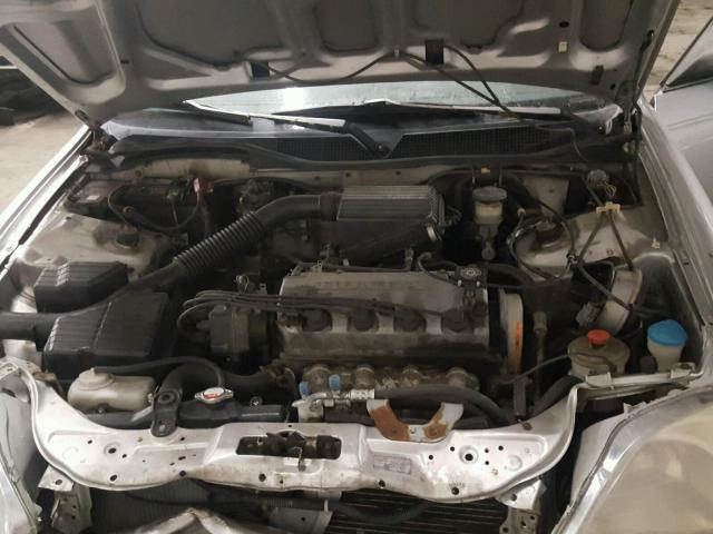 1HGEJ6675VL028555 - 1997 HONDA CIVIC LX SILVER photo 7