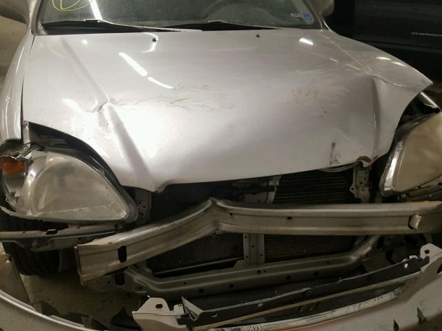 1HGEJ6675VL028555 - 1997 HONDA CIVIC LX SILVER photo 9