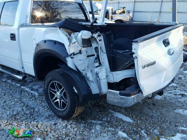 1FTFW1EF6CFB75611 - 2012 FORD F150 SUPER WHITE photo 9