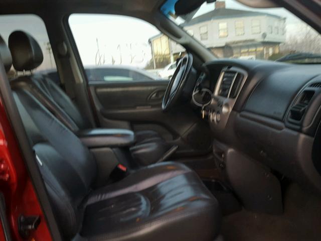 4F2CZ96104KM15210 - 2004 MAZDA TRIBUTE ES RED photo 5