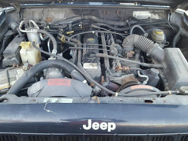 1J4FF48S01L546524 - 2001 JEEP CHEROKEE S BLACK photo 7