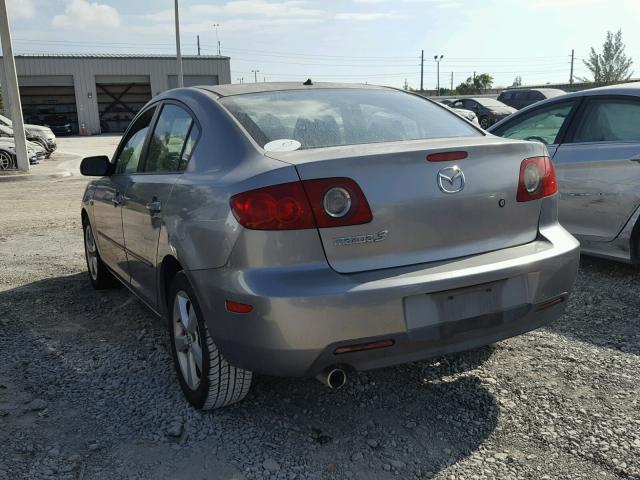 JM1BK32F161508910 - 2006 MAZDA 3 I SILVER photo 3