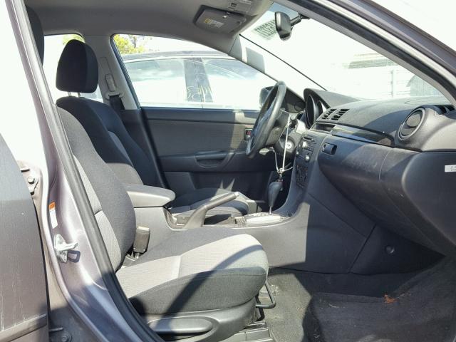 JM1BK32F161508910 - 2006 MAZDA 3 I SILVER photo 5