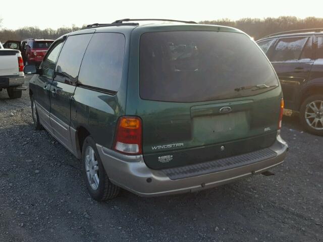 2FMDA53423BA24650 - 2003 FORD WINDSTAR S GREEN photo 3