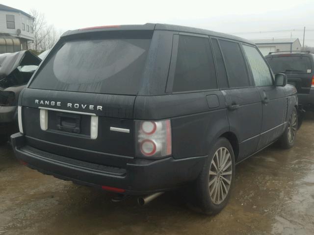 SALMF1E48CA375336 - 2012 LAND ROVER RANGE ROVE BLACK photo 4