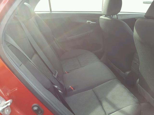 1NXBU40E09Z030648 - 2009 TOYOTA COROLLA BA RED photo 6