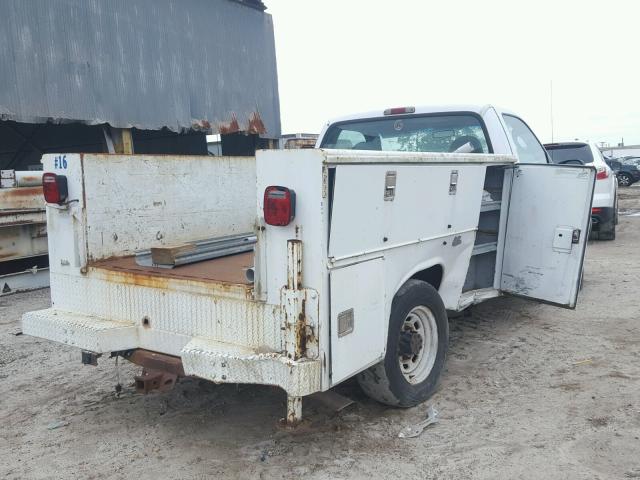 3FTNF20L14MA01252 - 2004 FORD F250 SUPER WHITE photo 4