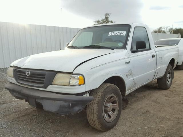 4F4YR12C2YTM32497 - 2000 MAZDA B2500 WHITE photo 2