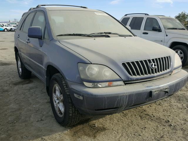 JT6HF10U0Y0141096 - 2000 LEXUS RX 300 BLUE photo 1