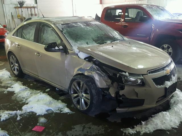 1G1PH5S99B7108314 - 2011 CHEVROLET CRUZE LTZ TAN photo 1