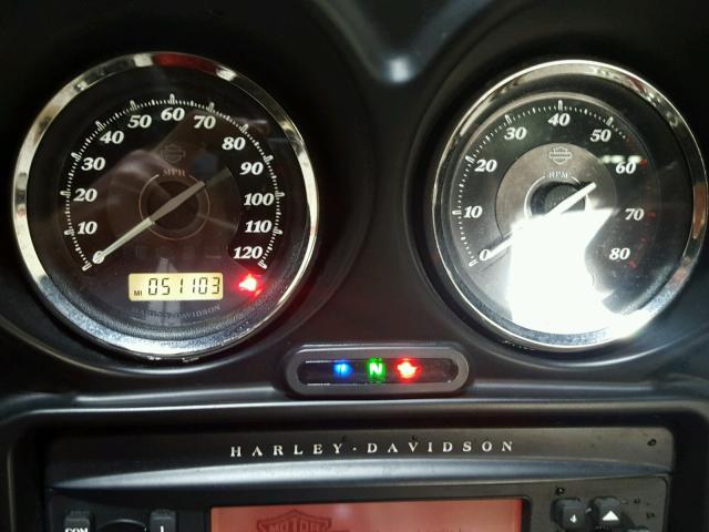 1HD1KEM13CB619181 - 2012 HARLEY-DAVIDSON FLHTK ELEC 红色 照片 10