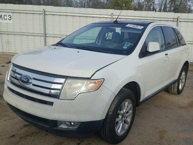 2FMDK38C09BA53994 - 2009 FORD EDGE SEL WHITE photo 2