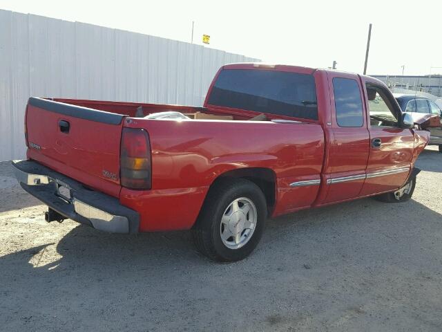 2GTEC19VXY1262304 - 2000 GMC NEW SIERRA RED photo 4