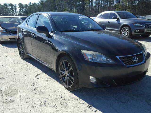 JTHBE262185021662 - 2008 LEXUS IS 350 BLACK photo 1