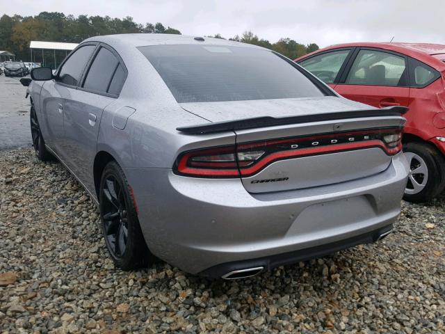 2C3CDXBG6JH164441 - 2018 DODGE CHARGER SX GRAY photo 3