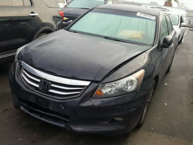1HGCP3F87CA010127 - 2012 HONDA ACCORD EXL BLACK photo 2