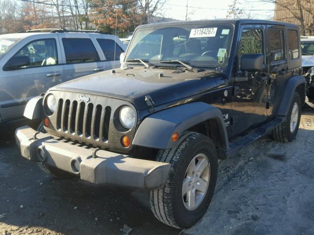 1J4GA39199L762113 - 2009 JEEP WRANGLER U BLACK photo 2