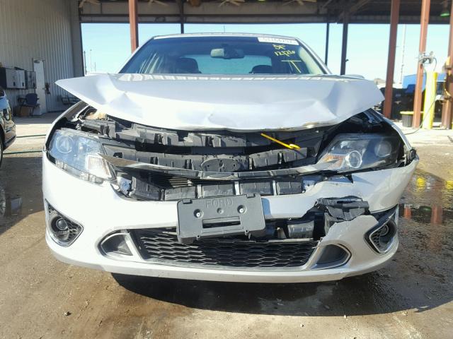 3FAHP0KC1AR188489 - 2010 FORD FUSION SPO SILVER photo 9