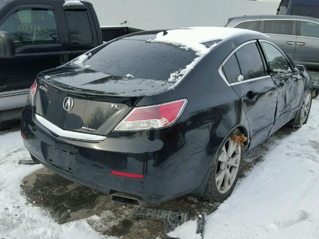 19UUA9F71CA001892 - 2012 ACURA TL BLACK photo 4