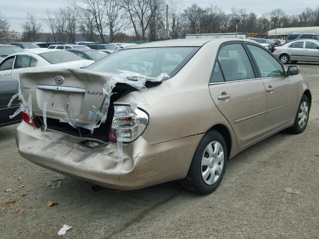 4T1BE32K22U584547 - 2002 TOYOTA CAMRY LE TAN photo 4