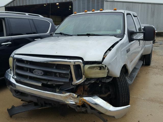 1FTWW33P14EC32635 - 2004 FORD F350 SUPER SILVER photo 2