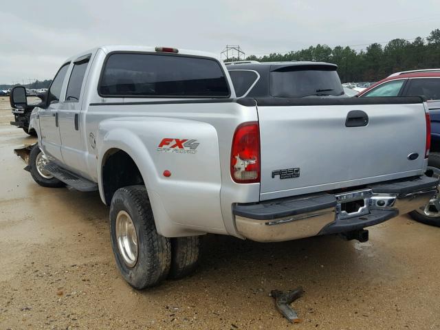 1FTWW33P14EC32635 - 2004 FORD F350 SUPER SILVER photo 3