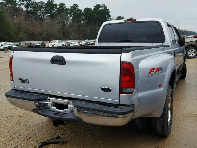 1FTWW33P14EC32635 - 2004 FORD F350 SUPER SILVER photo 4