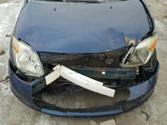 JTKKT604065021697 - 2006 TOYOTA SCION XA BLUE photo 7