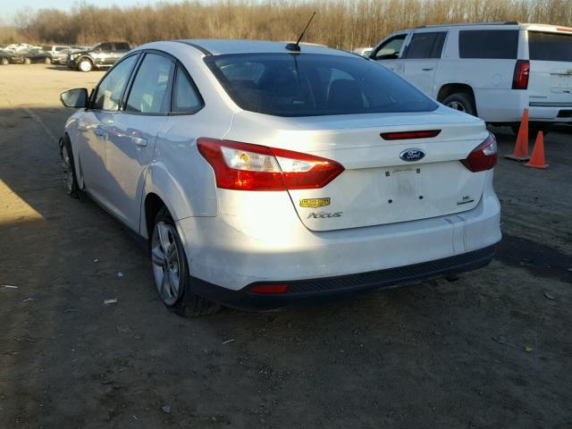 1FADP3F29DL249818 - 2013 FORD FOCUS SE WHITE photo 3