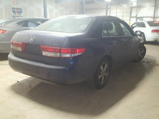 1HGCM56693A049921 - 2003 HONDA ACCORD EX BLUE photo 4