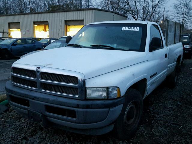 1B7HC16X7XS231951 - 1999 DODGE RAM 1500 WHITE photo 2