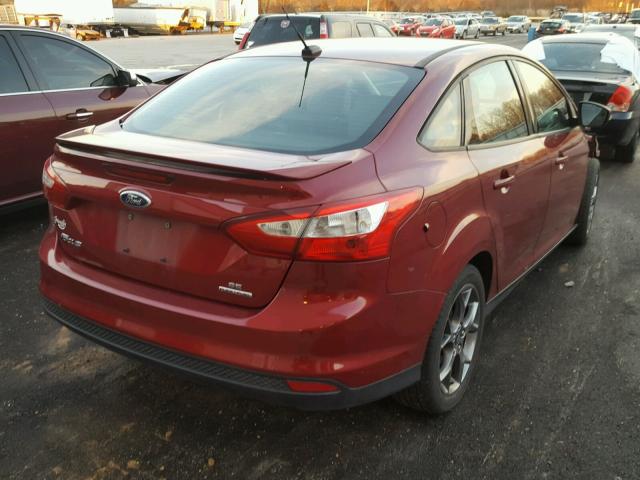 1FADP3F21DL116017 - 2013 FORD FOCUS SE RED photo 4