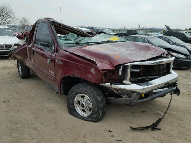 1FTNX21P64EC41501 - 2004 FORD F250 SUPER RED photo 1