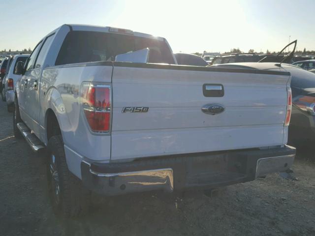 1FTFW1ET1CKE08131 - 2012 FORD F150 SUPER WHITE photo 3